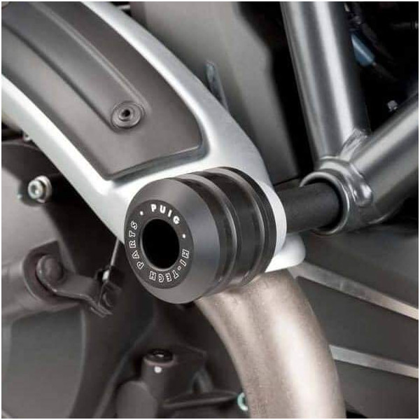 Puig Puig vintage frame sliders | black | ducati scrambler cafe racer 2017>current